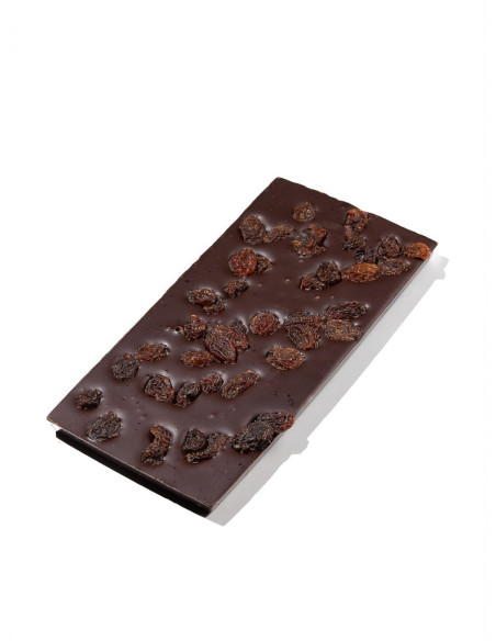 Tableta Chocolate Negro con Pasas | Chocolates Mendaro