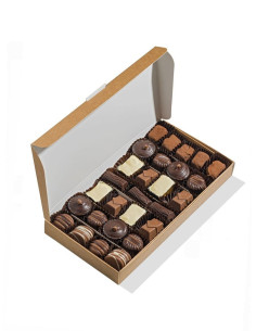 Bombones y trufas 28 u sin azúcar | Chocolates Mendaro