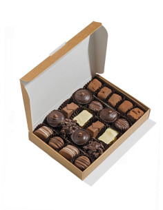 Bombones y trufas 20 u. sin azúcar | Chocolates Mendaro