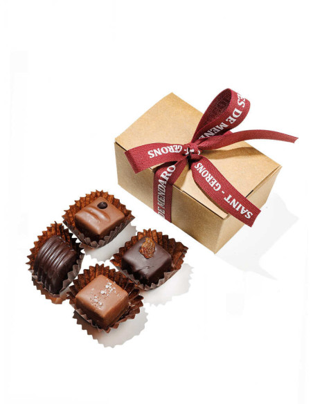 Caja de 4 bombones | Chocolates Mendaro