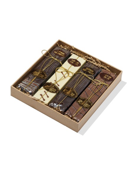 Bandeja de 4 turrones | Chocolates Mendaro