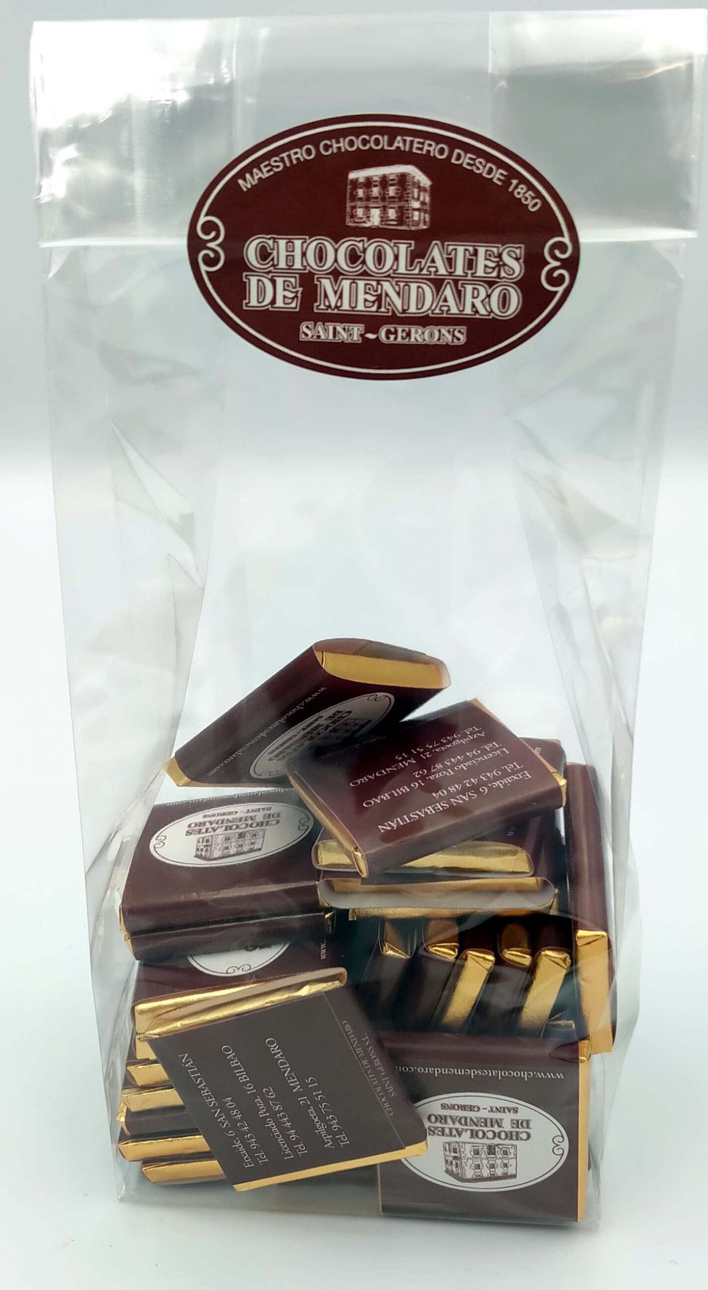 Puros de chocolate - Chocolates de Mendaro